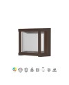 CREEK * PLAFÓN/APLIQUE EXTERIOR CORTEN LED IP65 - 15W - CCT